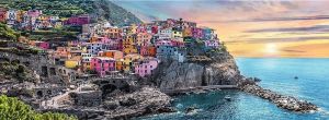 puzzle Trefl 500 dílků panorama - Vernazza při západu slunce 29516