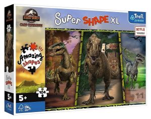 Puzzle Trefl XL  104 dílků  super shape - Dinosauři - Jurassic World  50020