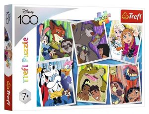 TREFL Puzzle  200 dílků - Hrdinové  Disney 13299