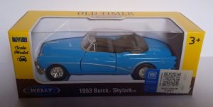 Welly - auto Old Timer - Buick Skylark cabriolet ( 1953 ) - modrá barva