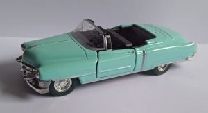 Welly - auto Old Timer  -  Cadillac Eldorado  1953 cabriolet -  modro zelená  barva