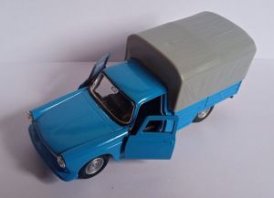Welly - auto Old Timer - Peugeot 404 Pick Up 1968 - modrá barva