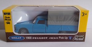 Welly - auto Old Timer - Peugeot 404 Pick Up 1968 - modrá barva