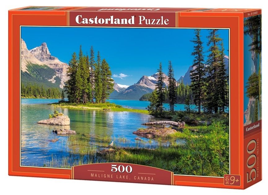 Castorland puzzle 500 dílků - Jezero Maligne - Kanada 53803