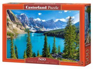 Castorland puzzle  500 dílků - Jezero Moraine - Kanada  53810