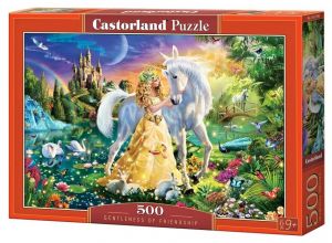 Castorland puzzle  500 dílků - Princezna s jednorožcem 53766