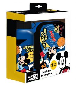 Diakakis - Lunch box : láhev na pití + krabička na svačinu - Mickey  - B