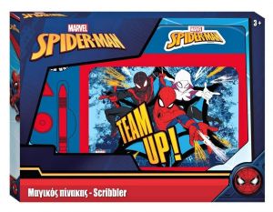 Diakakis - magnetická tabulka větší s razítky - Spiderman