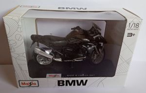 Maisto motorka na stojánku se zn.BMW - BMW R1200 GS 2017 1:18 hnědá