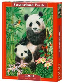 Puzzle Castorland  1000 dílků -  Panda Brunch  104987