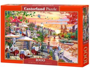 Puzzle Castorland  1000 dílků -  Romantický západ slunce  104956