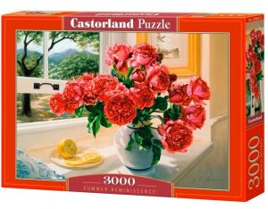 Puzzle Castorland 3000 dílků  - Pivoňky - Summer Reminisce 300631 