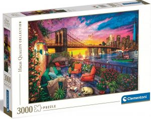 Puzzle Clementoni 3000 dílků  - Manhattan - západ slunce  33552