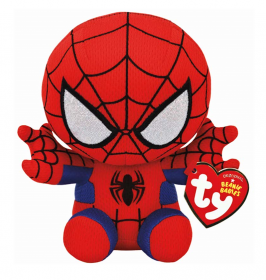 TY - Beanie Babies -  hrdinové Marvelu 15 cm - Spiderman  41188