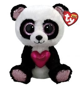 TY Beanie Boos - Esme - panda se srdcem 36538 - 15 cm plyšák