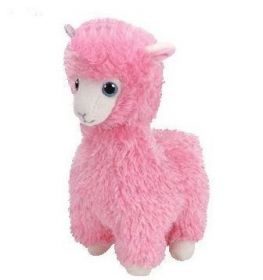 TY Beanie Boos - Lana - růžová lama ( bez rohu)    36282 - 15 cm plyšák 