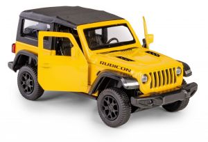 Autíčko RMZ 1:35 - Jeep Wrangler Rubicon ( 2021 ) Soft top - žlutá barva Daffi