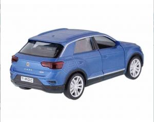 Autíčko RMZ 1:36 - Volkswagen T-ROC  ( 2018 ) - tm. modrá barva