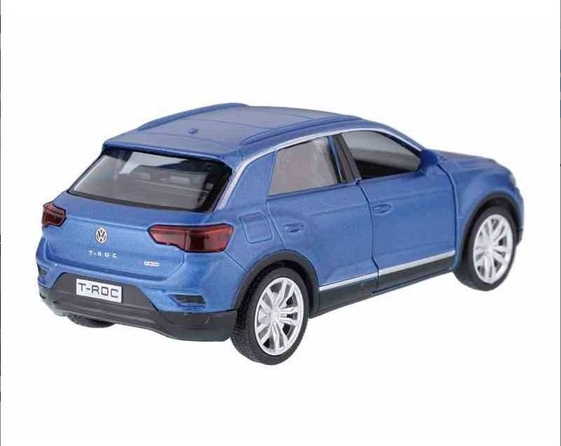 Autíčko RMZ 1:36 - Volkswagen T-ROC ( 2018 ) - tm. modrá barva Daffi