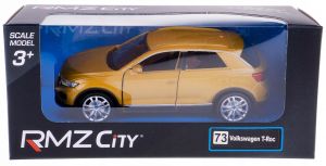 Autíčko RMZ 1:36 - Volkswagen T-ROC ( 2018 ) - zlatá metalíza - matná barva Daffi