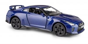 Autíčko RMZ 1:38 - Nissan GT-R /  R35 / ( 2017 ) - tm. modrá  barva 