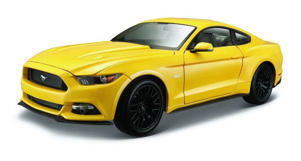 Maisto 1:18 Ford Mustang GT 2015 - žlutá barva