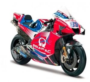 Maisto motorka 1:18 GP -  Ducati Pramac Racing  2021  Nr. 89  - Jorge Martin