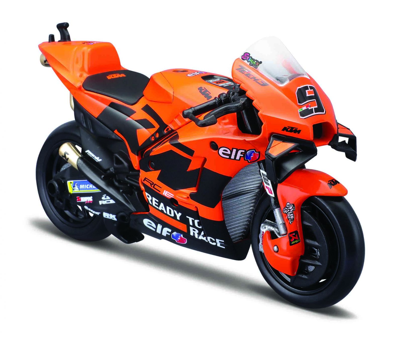 Maisto motorka 1:18 GP - Tech 3 - KTM Factory Racing 2021 - Nr. 9 - Daniel Petrucci
