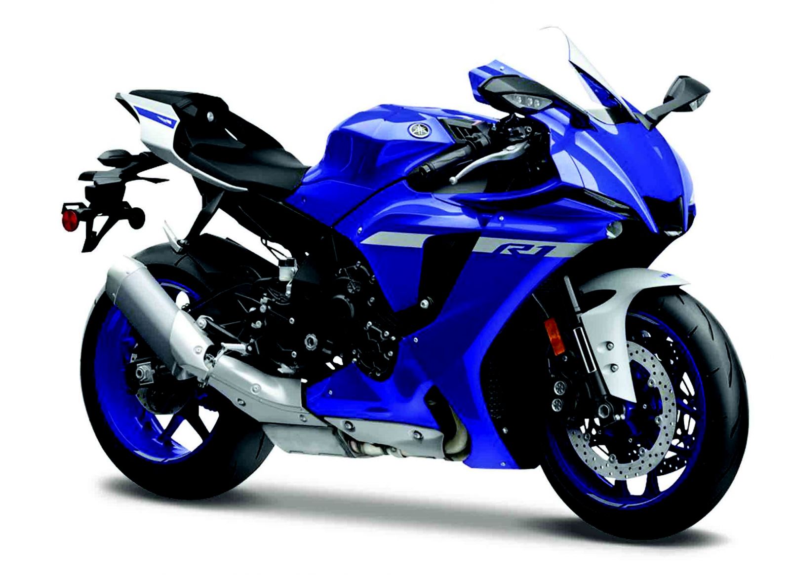 Maisto motorka na stojánku - Yamaha YZF-R1 2021 1:18 modrá