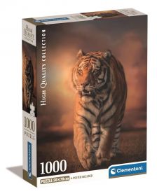 Puzzle Clementoni 1000 dílků  Compact - Tygr 39773