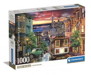 Puzzle Clementoni 1000 dílků  Compact - San Francisco  39776