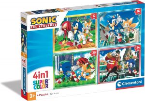 Clementoni puzzle 4v1 ( 12, 16, 20, 24 dílků ) -  Sonic 21522