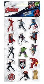Diakakis - sada  plastických ( puffy ) samolepek - Avengers D