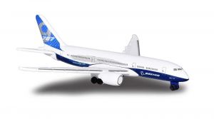 Majorette - kovový model letadla : Boeing 787-9 Dreamliner   11 cm