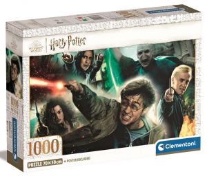 Puzzle Clementoni 1000 dílků  Compact - Harry Potter 39788