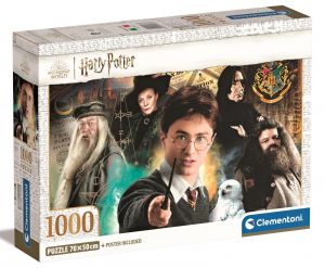 Puzzle Clementoni 1000 dílků  Compact - Harry Potter 39787