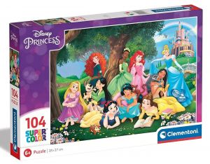 Puzzle Clementoni  - 104 dílků  -  Disney princezny 25743  M