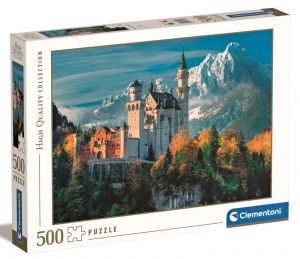 Puzzle Clementoni 500 dílků - Neuschwanstein  35146