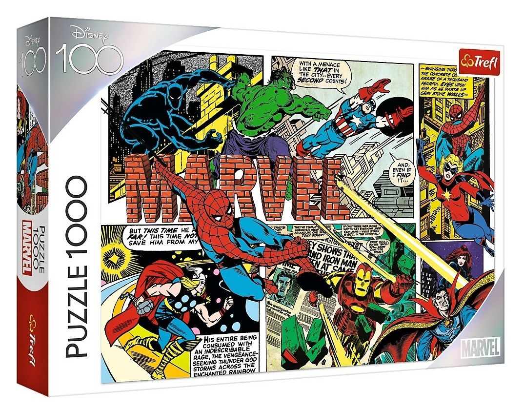 Puzzle Trefl 1000 dílků - Avengers comics 10759