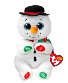 TY Beanie Babies   - Weatherby - sněhulák s kloboučkem 41285