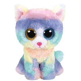TY Beanie Boos -  Heather - kočka ( bez rohu )   36454  - 24 cm plyšák    
