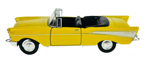 Welly - auto Old Timer - Chevrolet Bel Air cabriolet 1957 - žlutá barva