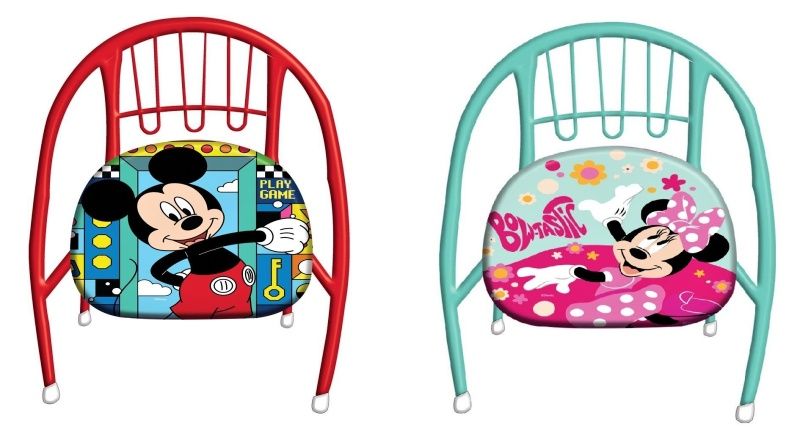 židličky Mickey a Minnie Mouse