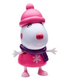Peppa Pig - prasátko Peppa - figurka s doplňky I. - ovečka Zuzanka s čepicí a šálou