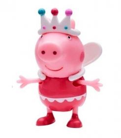 Peppa Pig - prasátko Peppa - figurka s doplňky I. - Peppa princezna  s korunkou 
