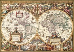 puzzle Ravensburger 1000 dílků Antická mapa světa 190041