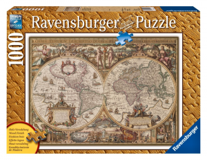 puzzle Ravensburger 1000 dílků  Antická mapa světa   190041