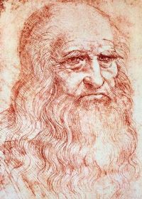 1000 dílků  - Leonardo da Vinci - autoportrét  -   puzzle Ravensburger 