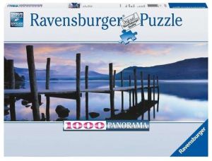 1000 dílků  Mólo nad jezerem - panorama -   puzzle   Ravensburger 
