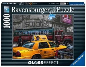 1000 dílků  - Žluté TAXI  -   puzzle Ravensburger